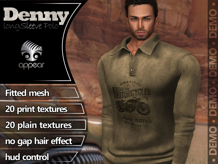appear - Denny longSleeve Polo DEMO
