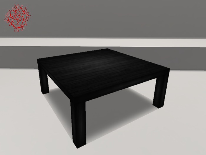 Black Wood Coffee Table