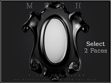 T-3D Creations [ BAROQUE PLAQUE ] - For Wall - Regular MESH - Full Perm -