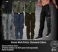 Bic bruno work pants standard colors