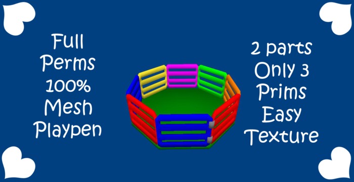 Mesh Baby Playpen Full Perms