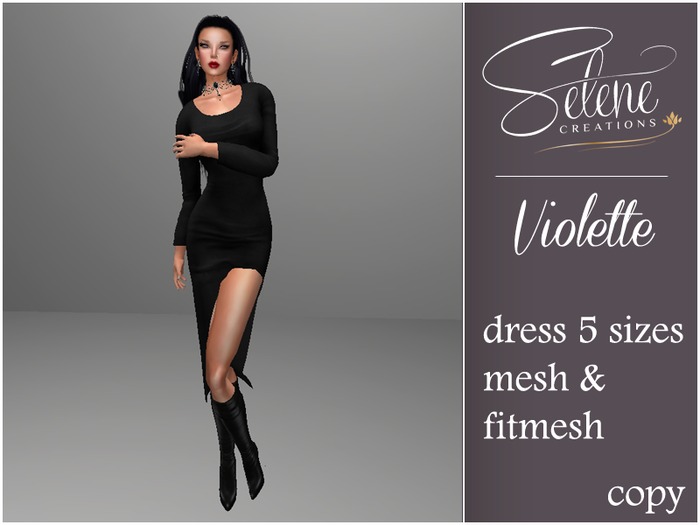 [Selene Creations] Violette black mesh and fitmesh