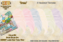 [SEW] FP Tex MI86967 Ladies Head Towel Wrap Splish Splash Spa