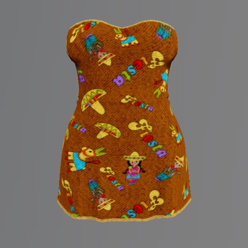 Orange Fiesta Mesh Minidress box