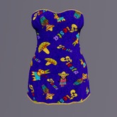 Royal Fiesta Mesh Minidress box