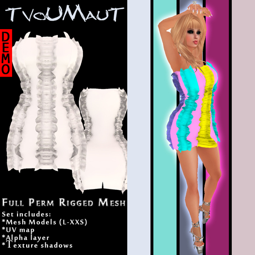 DEMO_Cocktail Dress "2" (Full Perm/Rigged Mesh)