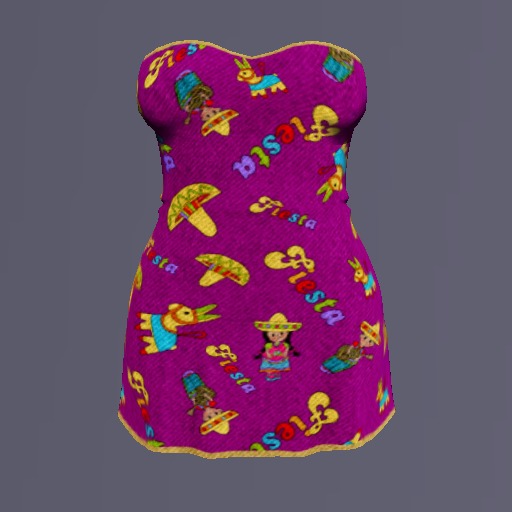 Pink Fiesta Mesh Minidress box