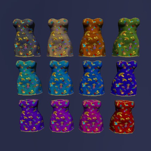 Fiesta Mesh Minidress (Fatpack)