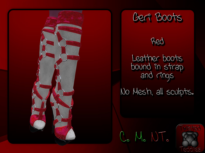 {T.t} Geri Boots - Red