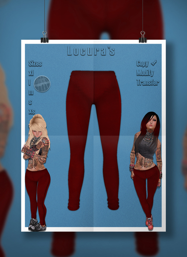 (Locura's) Leggins RedSuede