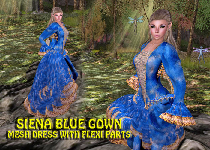 *Heart* - Siena Blue Gown