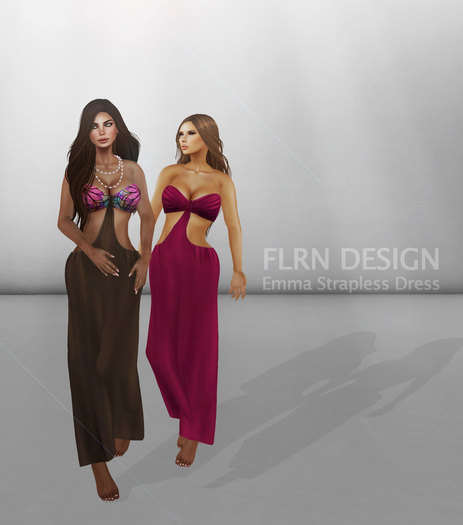 Emma Strapless Long Dress DEMO