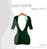 Maggie V Dress Green