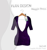 Maggie V Dress Purple