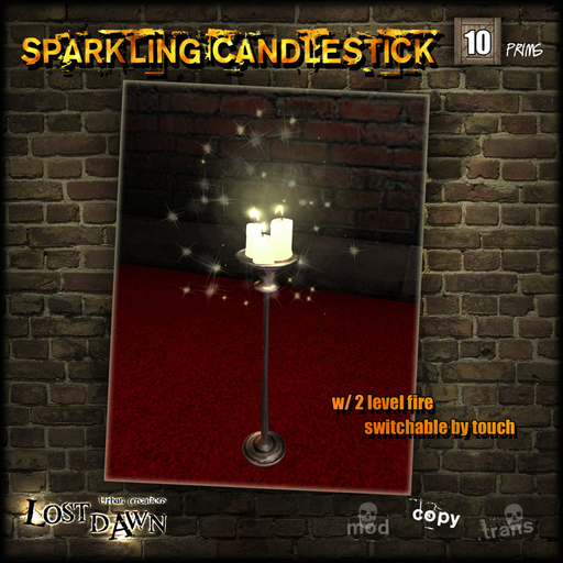 :LOST DAWN: Sparkling candlestick