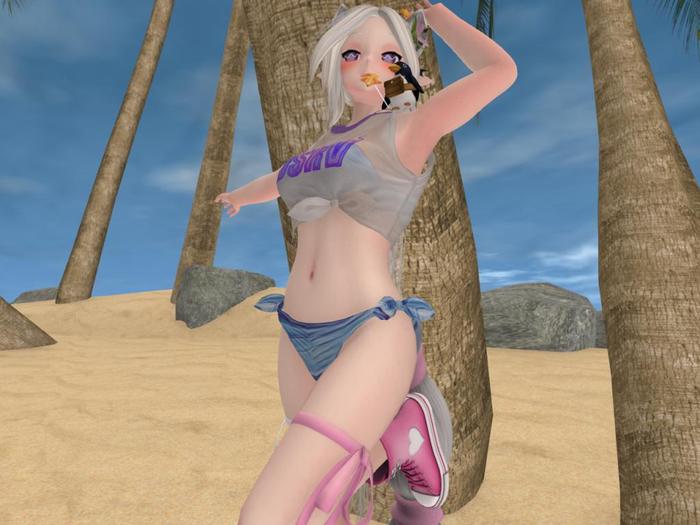 <<R-L>> Bikini beach transparent