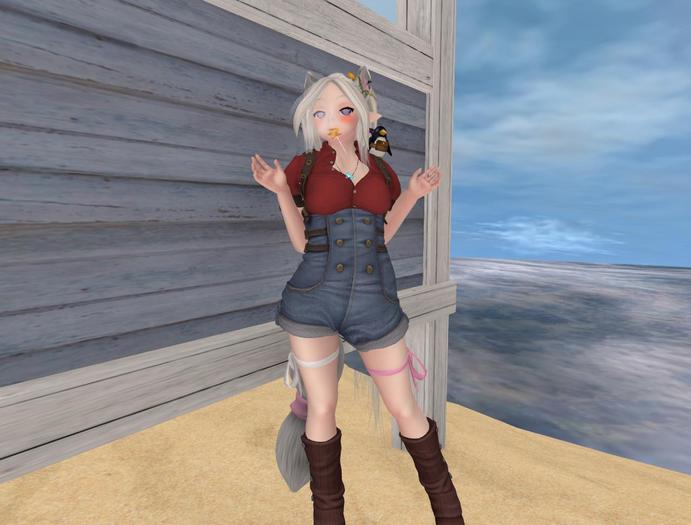 <<R-L>> Dress Peto Red