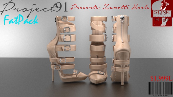 -P91- Zanotti Heels Fatpack