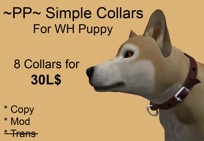 ~PP~ Simple Puppy Collars