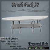 -TC- Bench Pack 22 Mesh 50% Discount!!