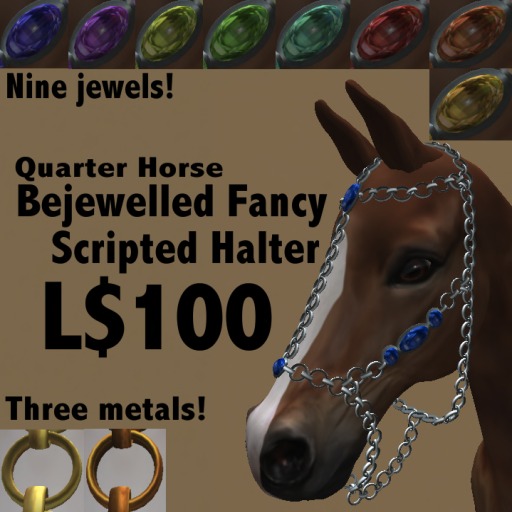 ~PP~ QH Bejewelled Fancy Scripted Halter (boxed)