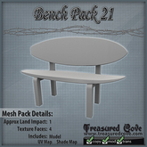 -TC- Bench Pack 21 Mesh 50% Discount!!