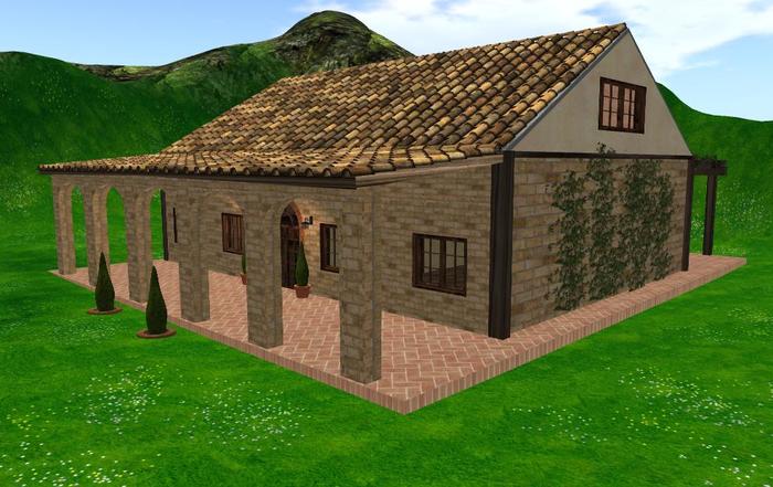 tuscan country house