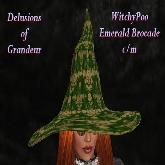 WITCHYPOO EMERALD BROCADE