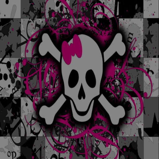 girly-skull-texture