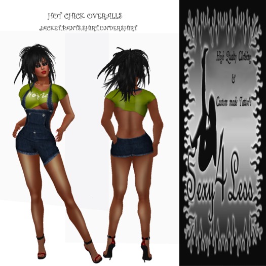 S4L HOTTIE OVERALL OUTFIT