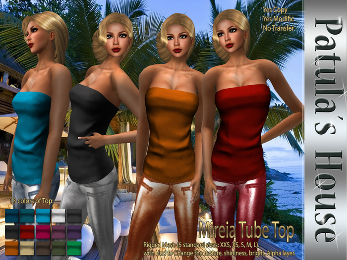 * Patulas House Mireia Tube Top.