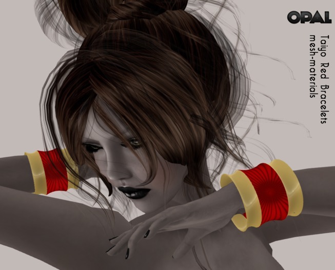 {Opal}Taiyo Orange Bracelets