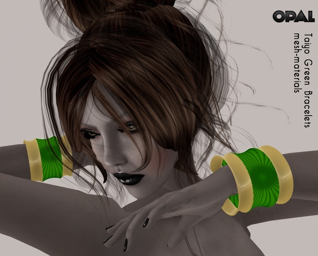 {Opal}Taiyo Orange Bracelets