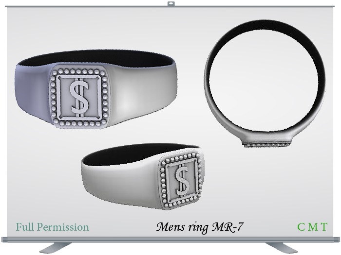 Mens ring MR-7 Full Permission