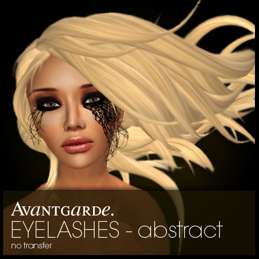 Avantgarde. eyelashes - abstract