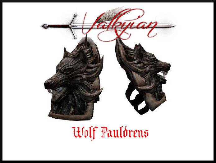 ~Valkyrian~Wolf Pauldrens