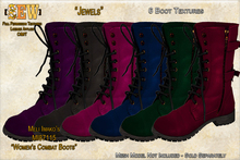 [SEW] FP Tex MI87115 Women's Combat Boots Jewels