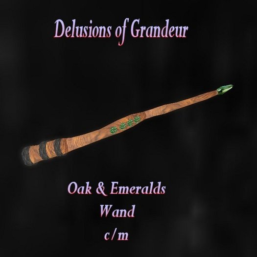 OAK & EMERALD WAND