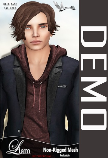 *~*DEMO*~*Damselfly*~*Liam Non-Rigged Mesh