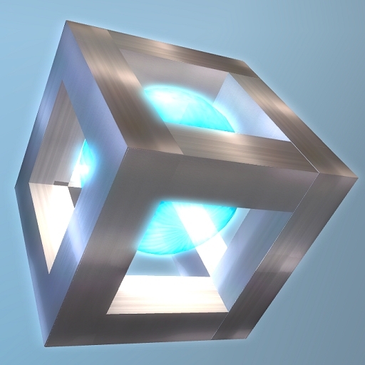 Light Cube "Diorama" - white light