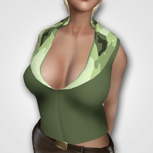 ::MA:: Wonen's V Collar Vest_Military