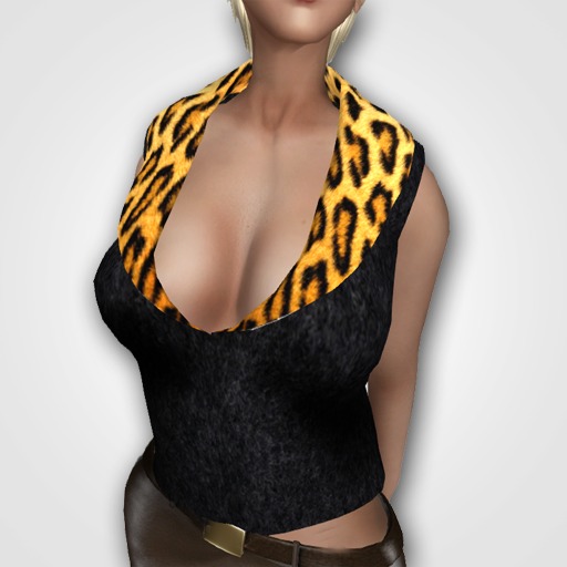 ::MA:: Wonen's V Collar Vest_Black Panther