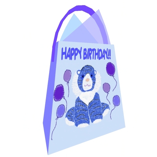 Tiger Birthday Gift Bag