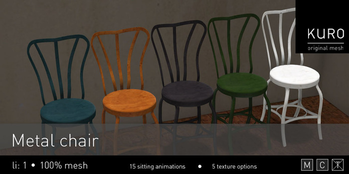 Kuro - Metal chair