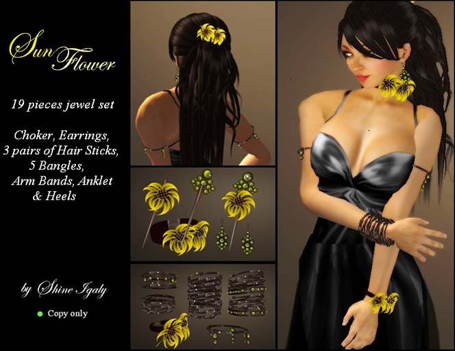 SunFlower Jewel set