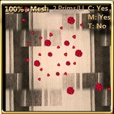 LW_ Rug with Roses Cream Red