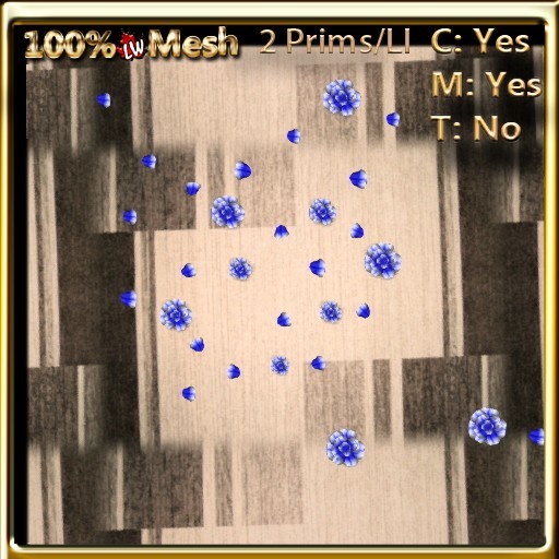 LW_ Rug with Roses Cream White Blue