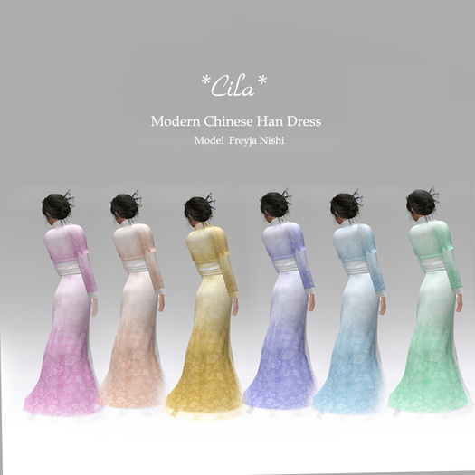 *Cila*Modern Chinese Han Dresse-demo