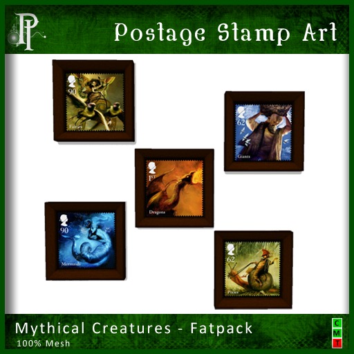 PP Postage Stamp Art - Mythical: Fatpack
