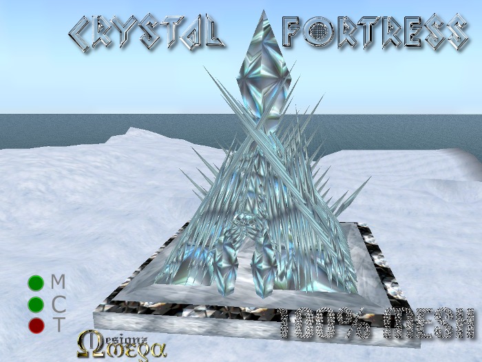 Blue Crystal Fortress; Mesh (Boxed)